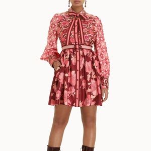 ZIMMERMANN
Concert Spliced Mini Shirt Dress size 3